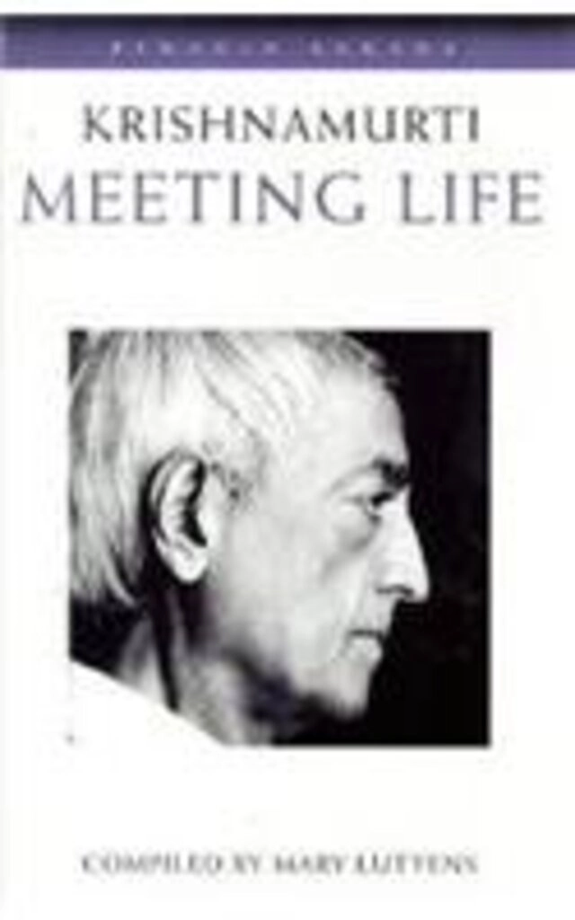 Krishnamurti meeting life (used,paper back,good condition)