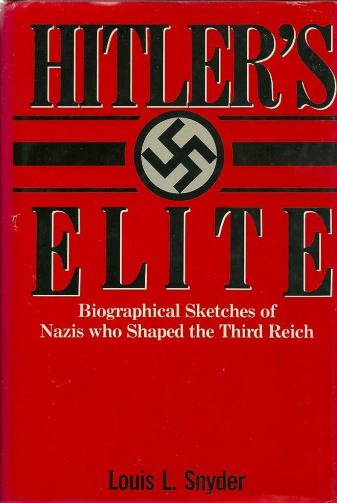 Hitler's Elite  (used,hard cover,good condition)