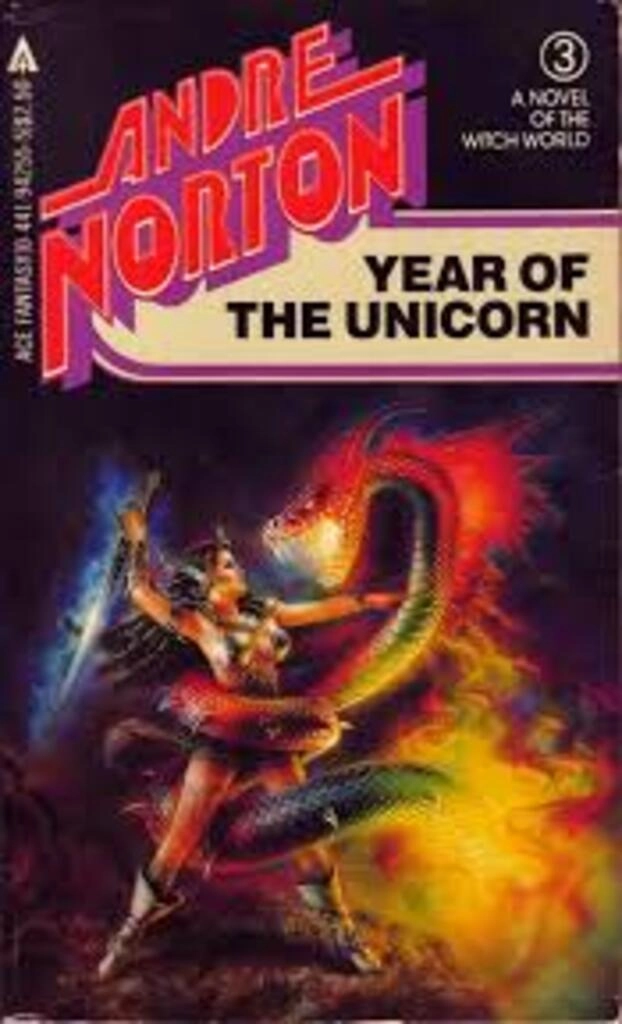 year of the unicorn (used,paper back,good condition)