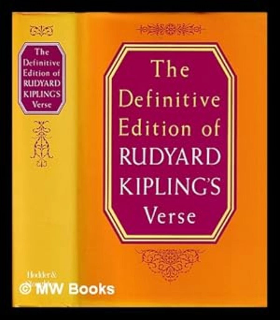 the definitive edition of rudyard kiplings verse  (used,hard cover,good condition)