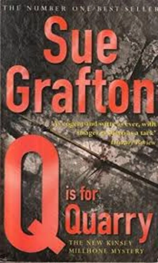 Q is for quarry (used,paper back,good condition)