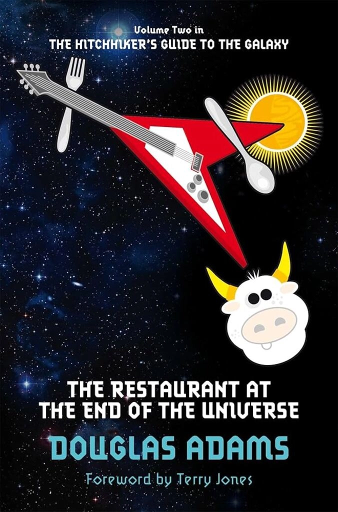 the restaurant at the end of the universe (used,paper back,good condition)