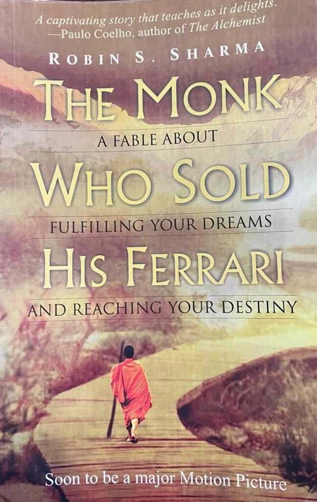 the monk who sold his ferrari (used,paper back,good condition)