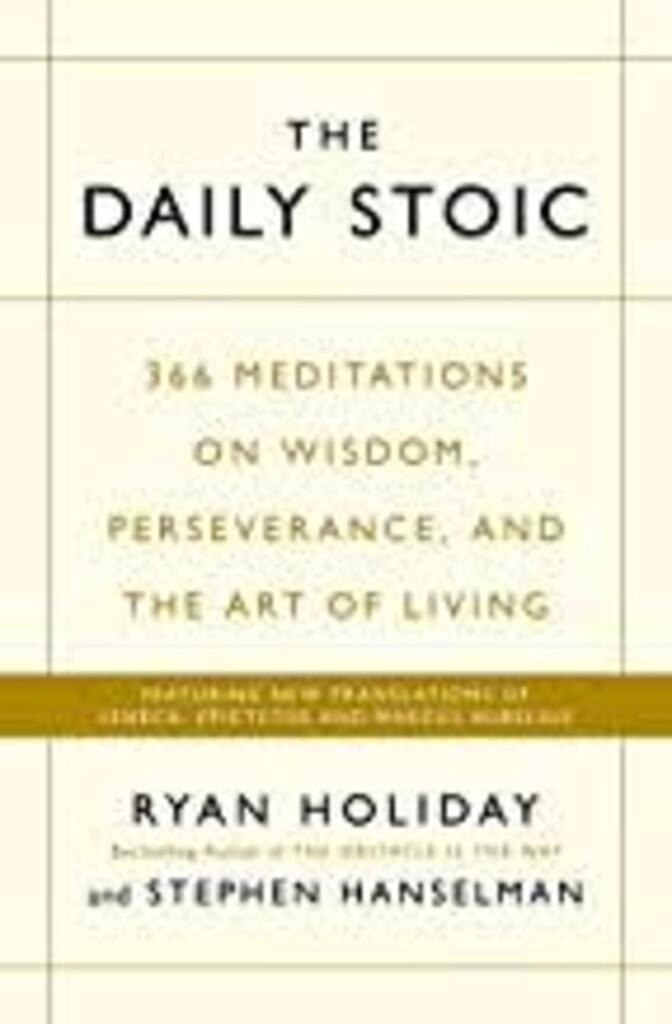 the daily stoic (used,paper back, good condition)
