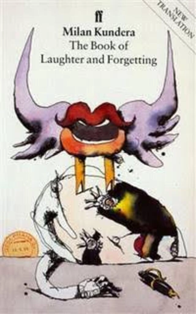 the book of laughter and forgetting (used,paper back, good condition)