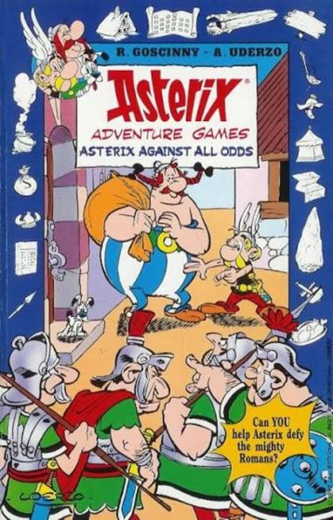 asterix adventure games (used,paper back, good condition)