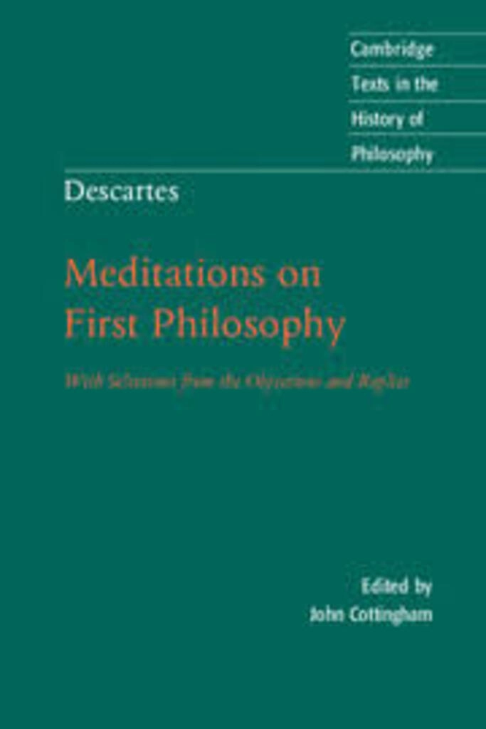 Meditations on first philosophy (used,paper back,good condition)