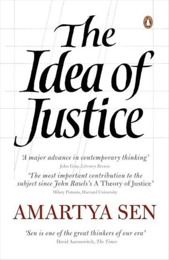 the idea of justice (used,paper back, good condition)