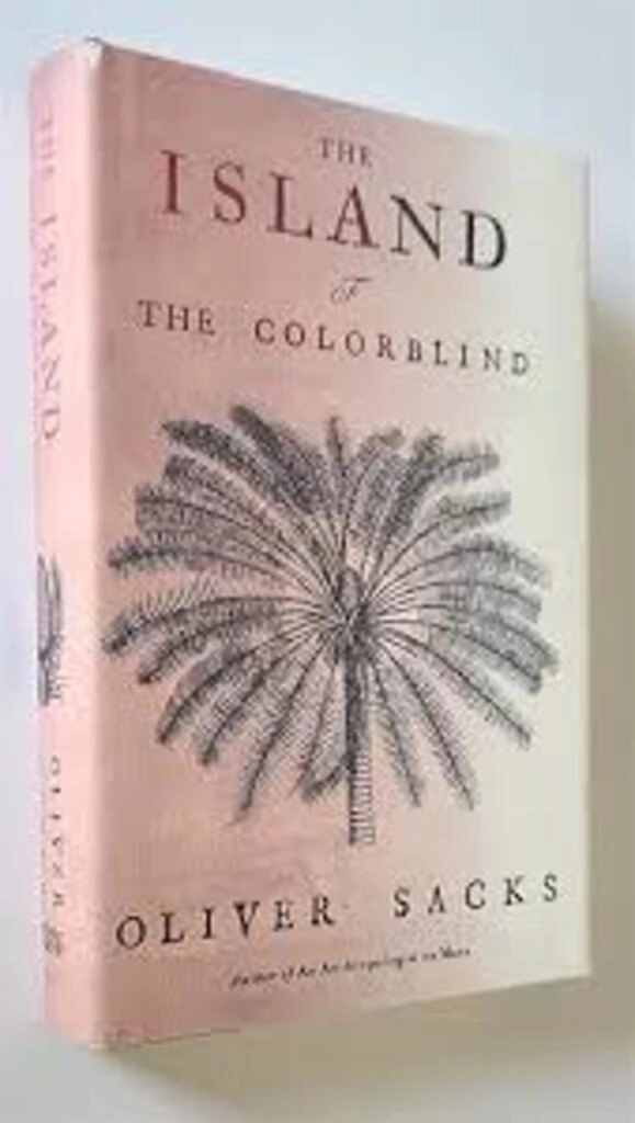 the island of the colorblind (used,hard cover,good condition)