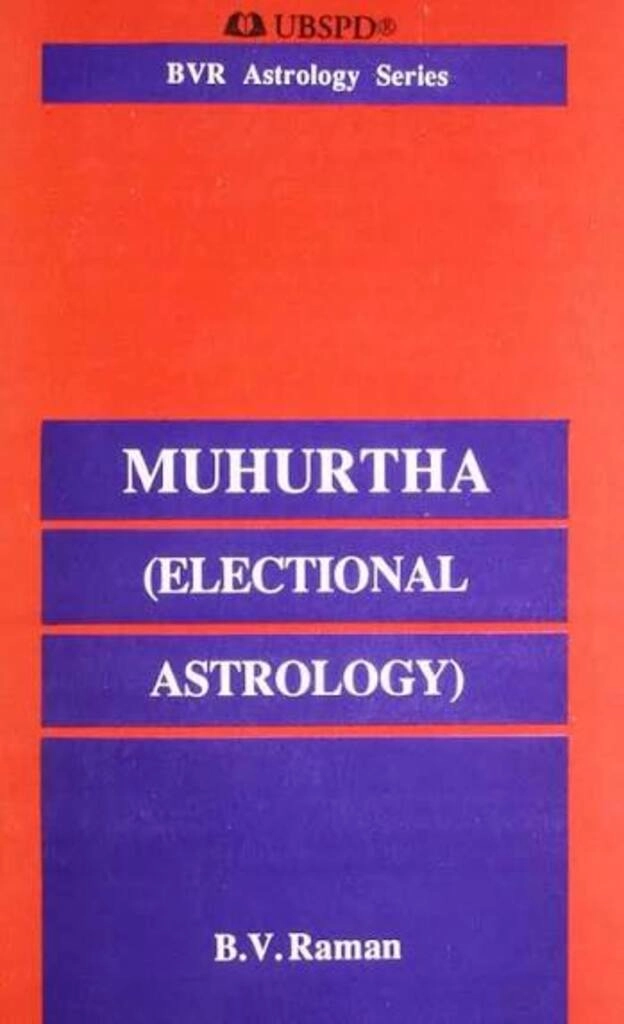 muhurtha electional astrology (used,paper back, good condition)