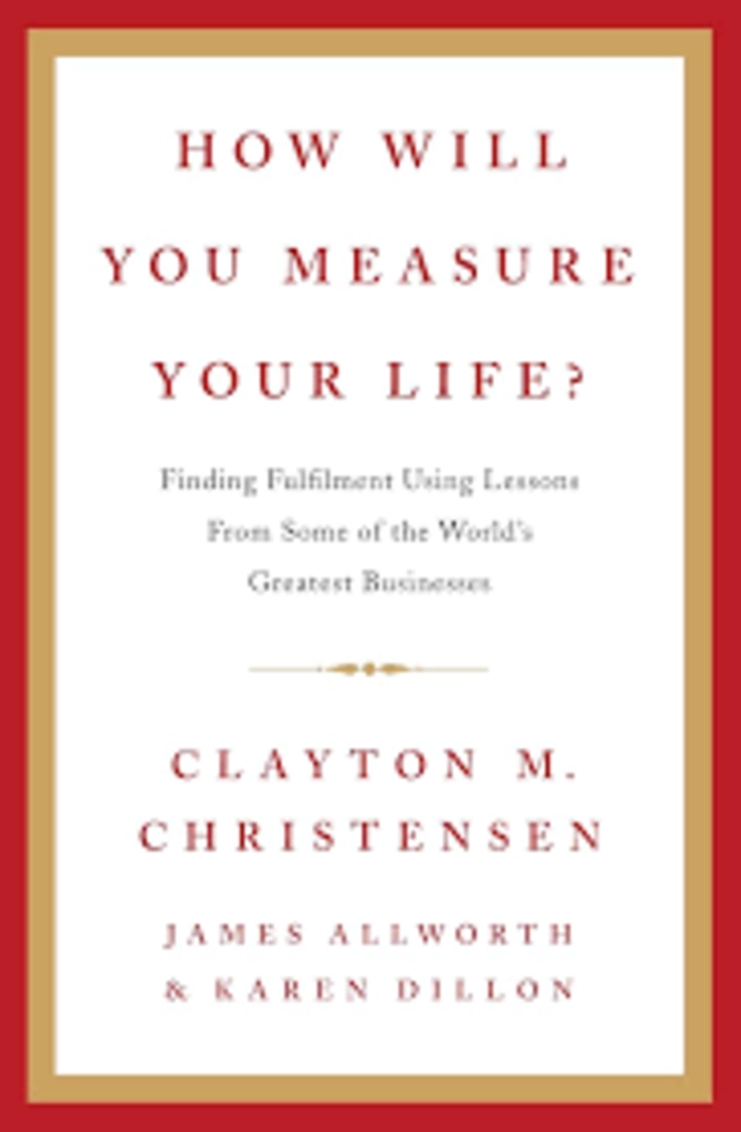 How Will You Measure your Life ? (used,paper cover, good condition)