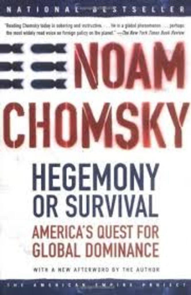hegemony or survival (used,hard cover,good condition)