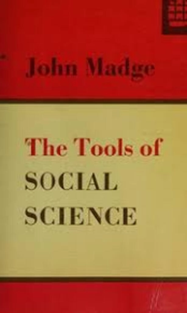 the tools of social science (used,paper back, good condition)