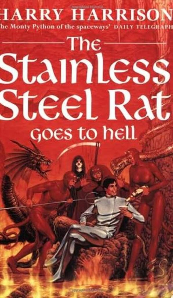 the stainless steel rat goes to hell (used,paper back, good condition)