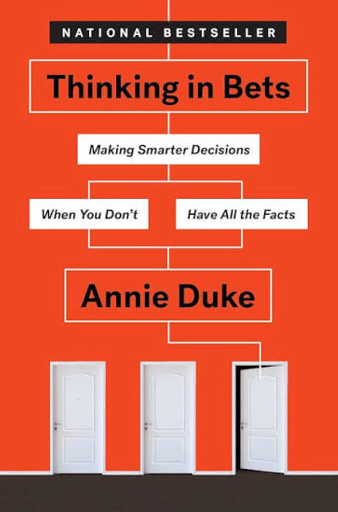 thinking in bets (used,hard cover,good condition)