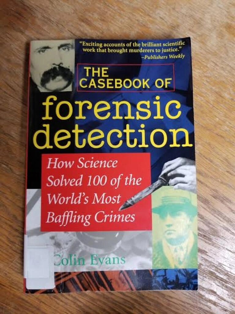 the casebook of forensic detection (used,paper back, good condition)