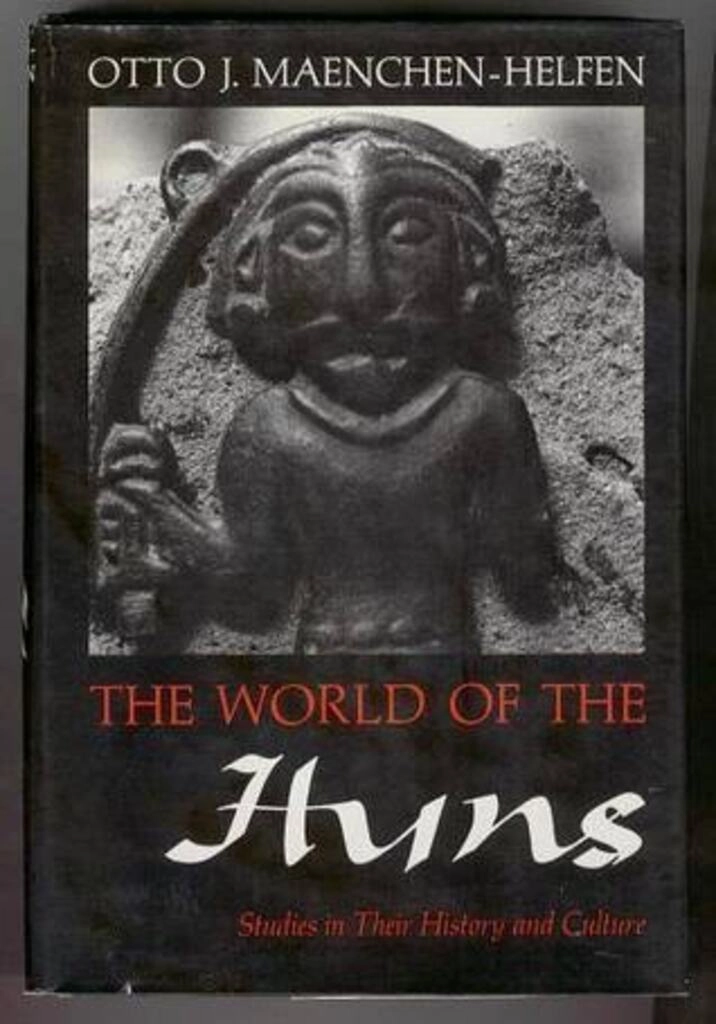 the world of the huns (used,hard cover,good condition)