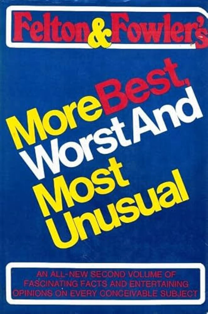 more best worst and most unusual  (used,hard cover,good condition)