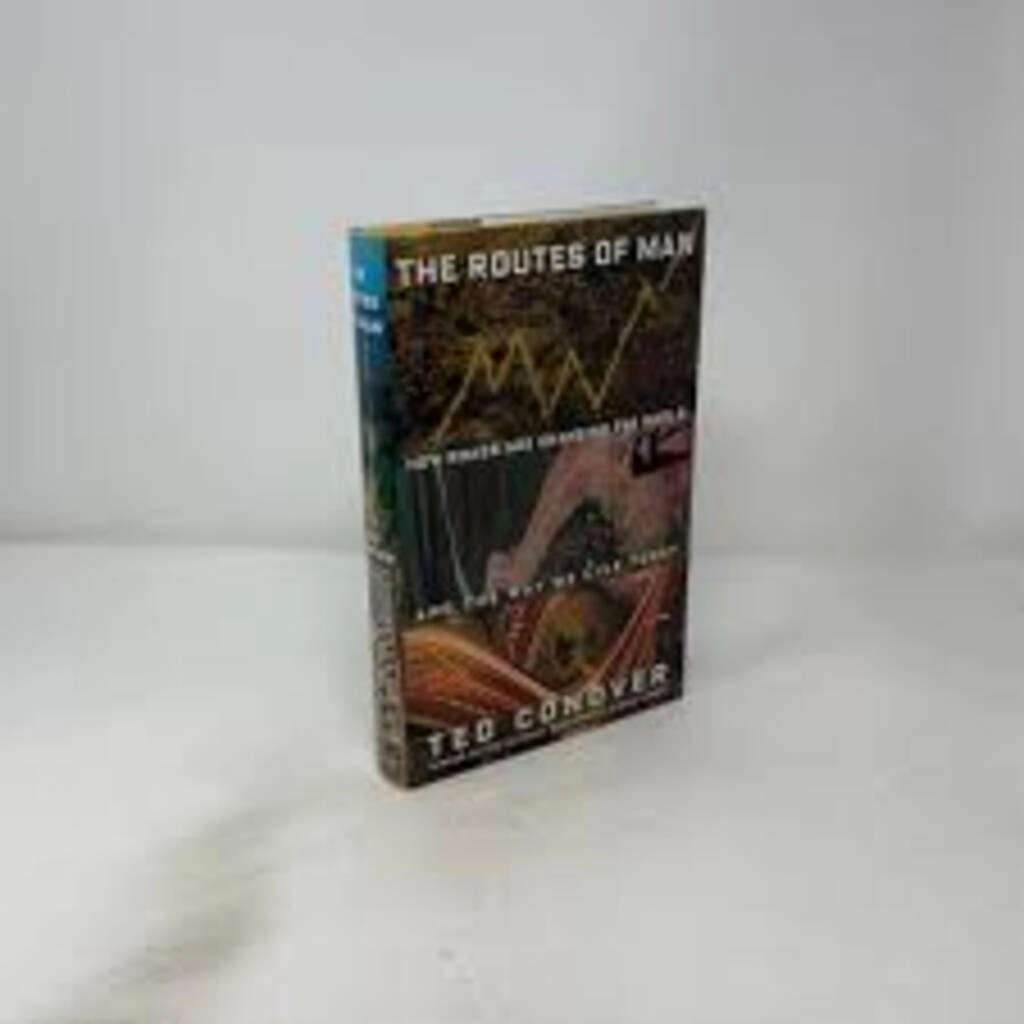 the routes of man  (used,hard cover,good condition)