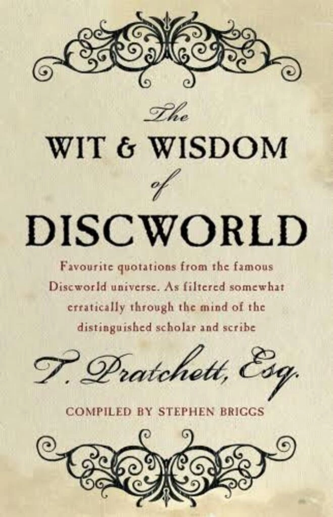 the wit & wisdom of disc world (used,paper back, good condition)