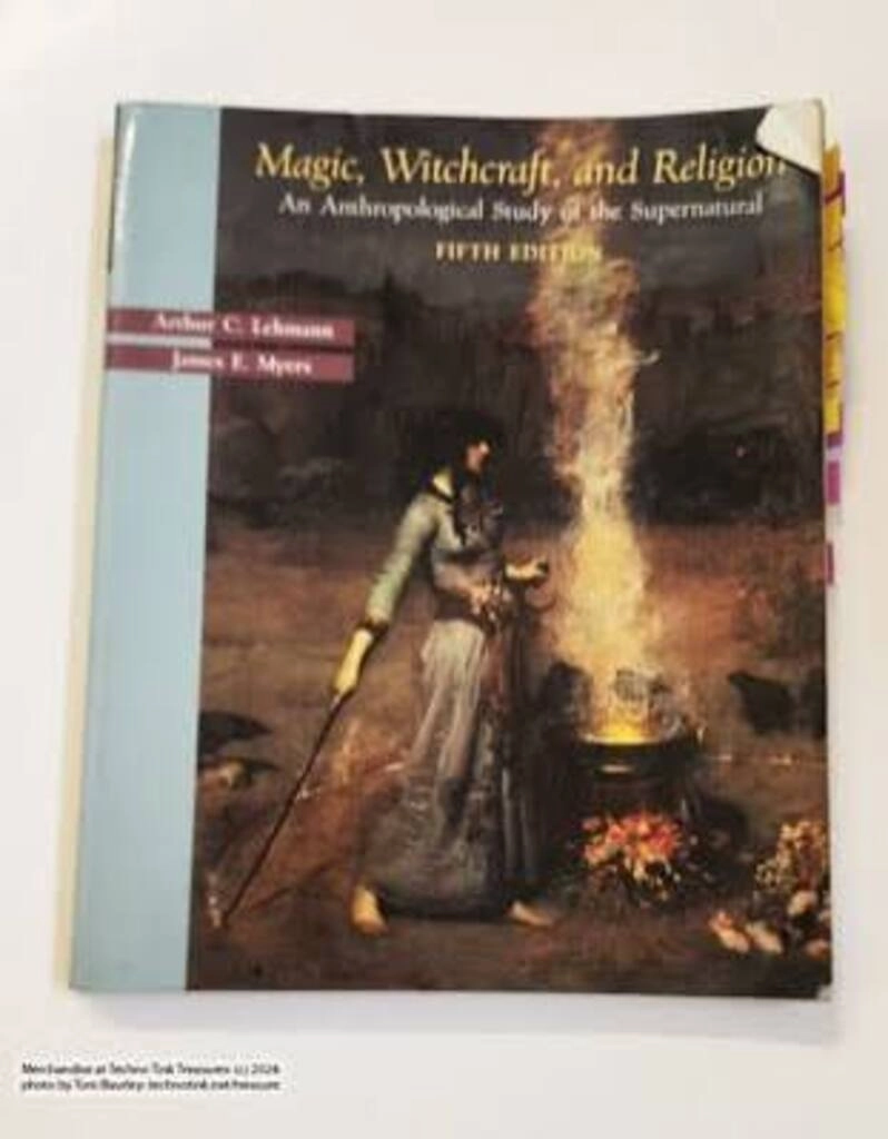 magic, witchcraft, and religion (used,paper back, good condition)