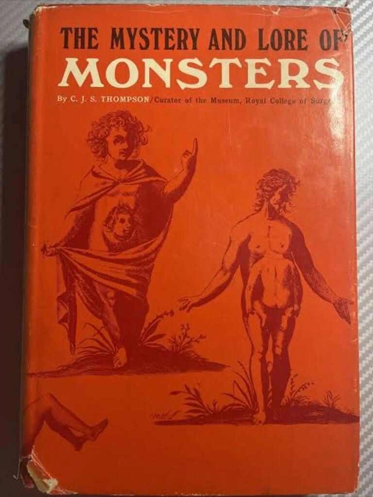 the mystery and lore of monsters (used,hard cover,good condition)