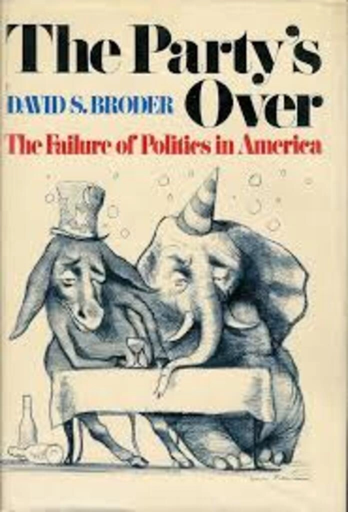 The party's over (used,paper back, good condition)