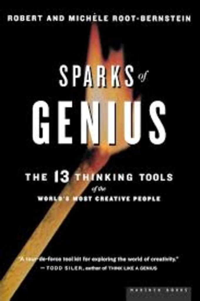 sparks of genius (used,paper back, good condition)