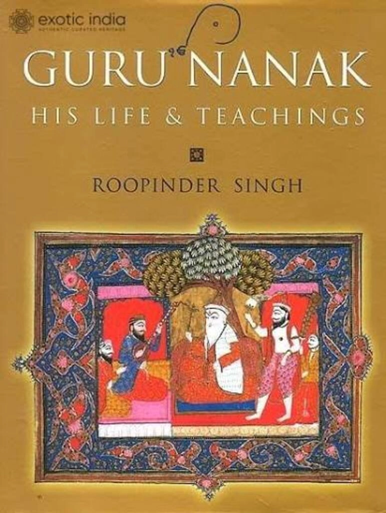 guru nanak his life & teachings (used,hard cover,good condition)