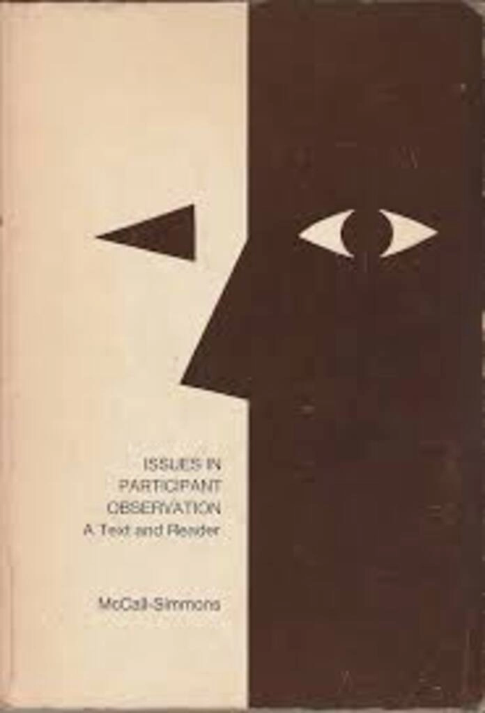 issues in participant observation a text and reader (used,paper back, good condition)