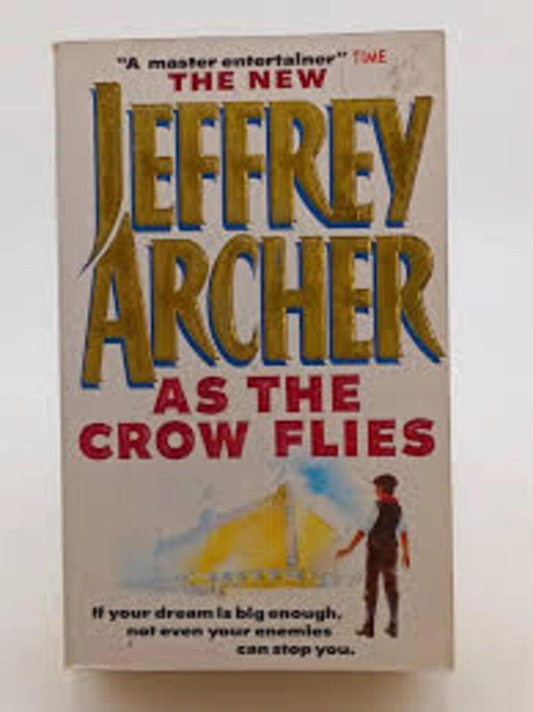 as the crow flies (used,paper back, good condition)