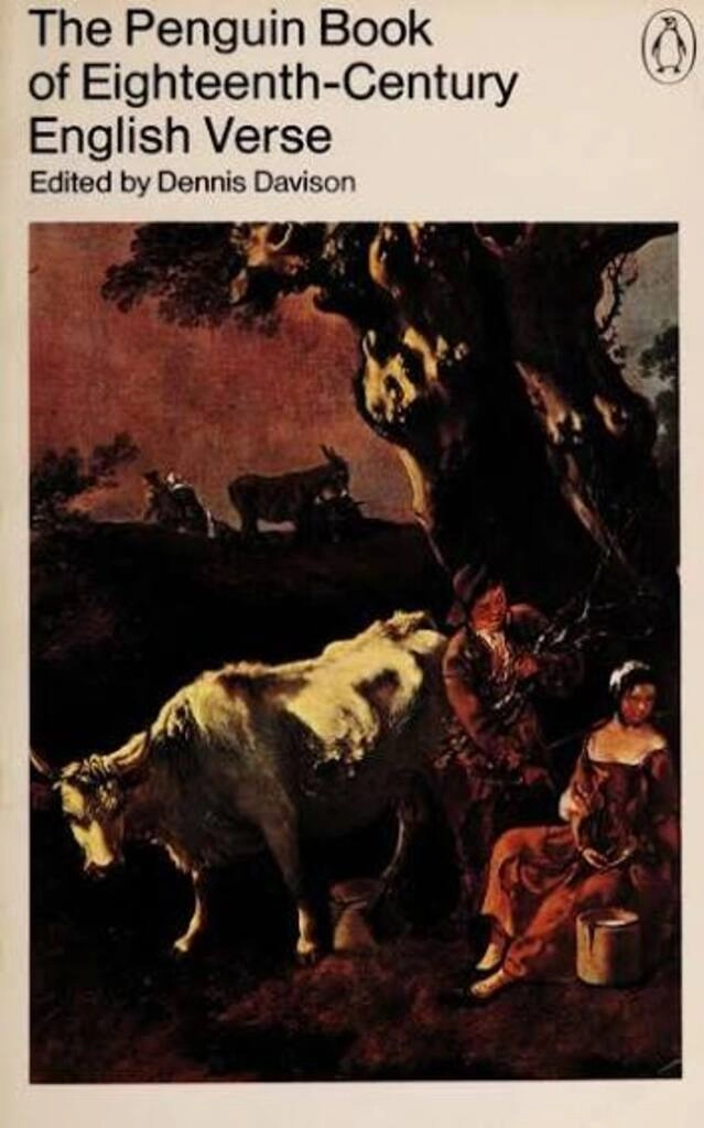 eighteenth century english verse (used , paper back , good condition)