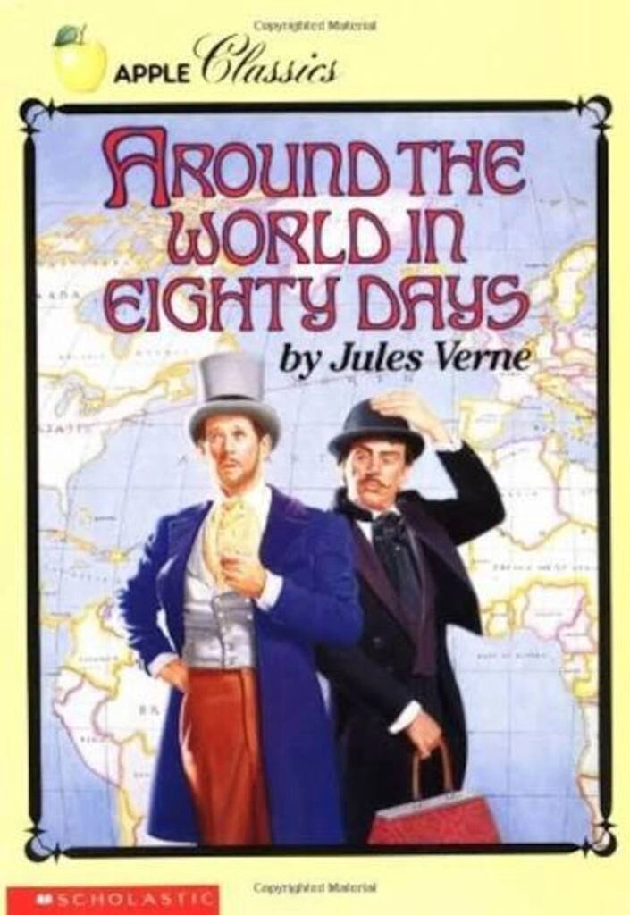 around the world in eighty days (used , paper back , good condition)