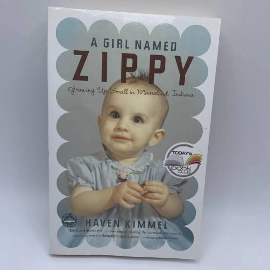 A girl named zippy (used,paper back, good condition)