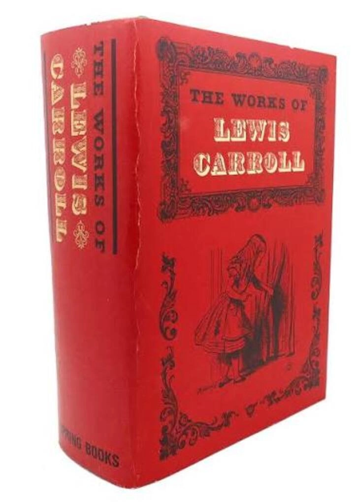 The works of lewis carrolll (used,hard cover,good condition)