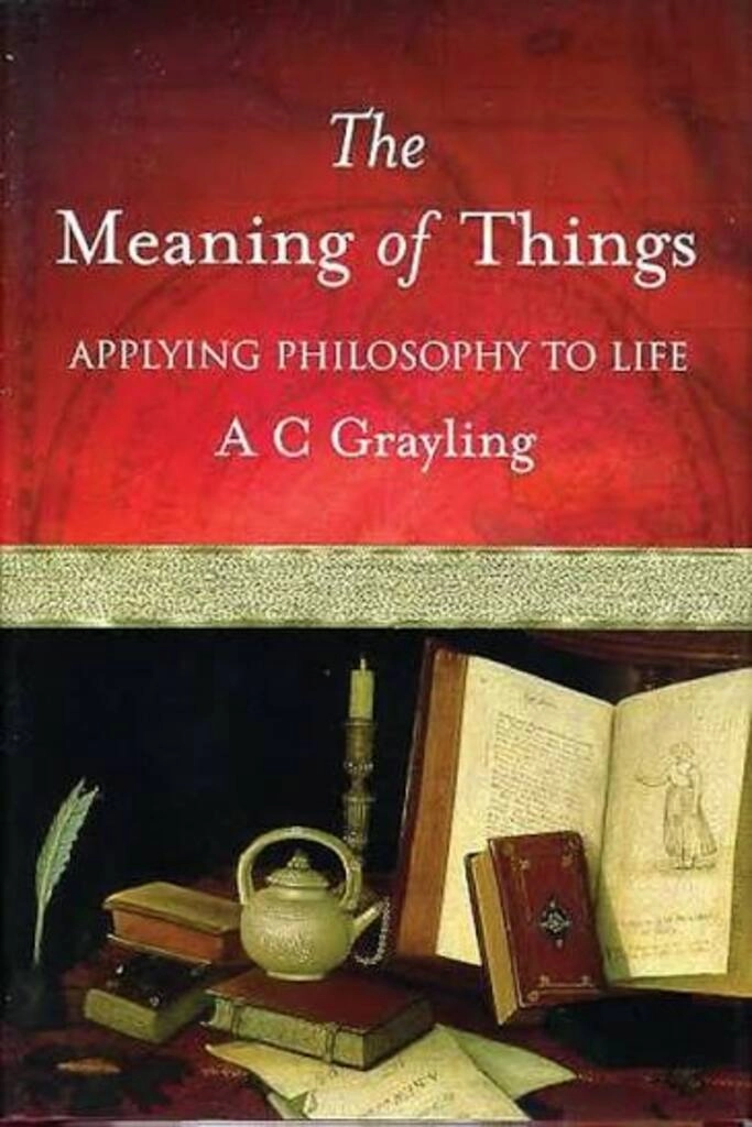 The meaning of things (used,hard cover,good condition)