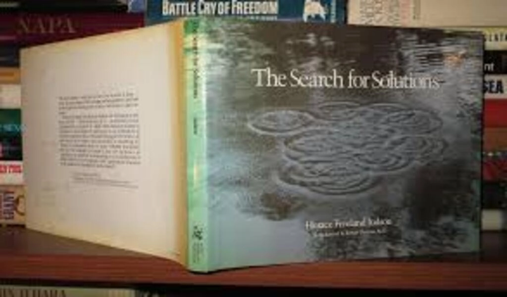 The search for solutions (used,hard cover,good condition)