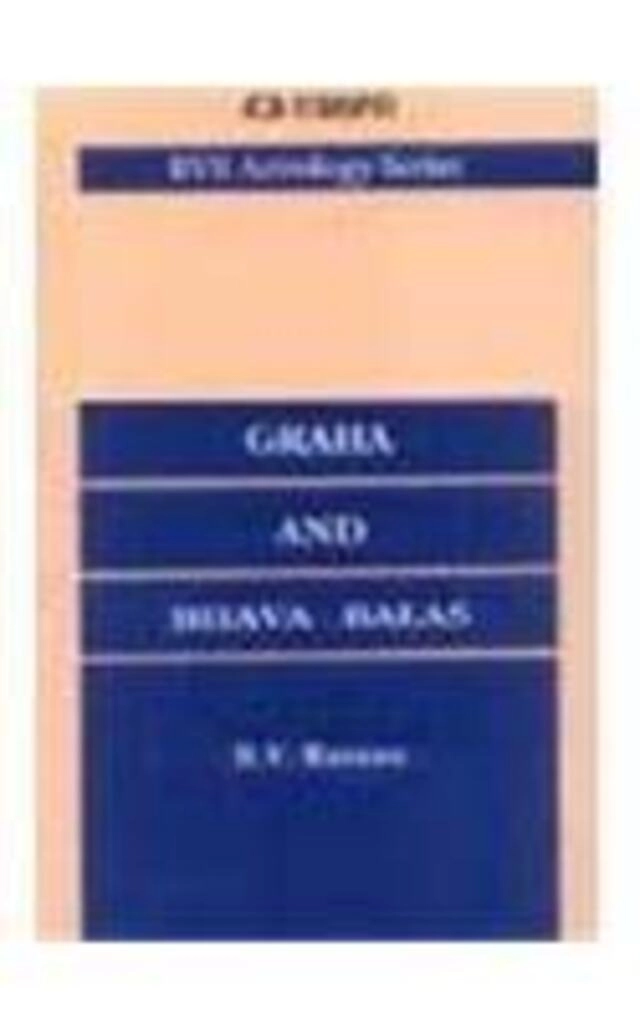 graha and bhava balas (used,paper back, good condition)