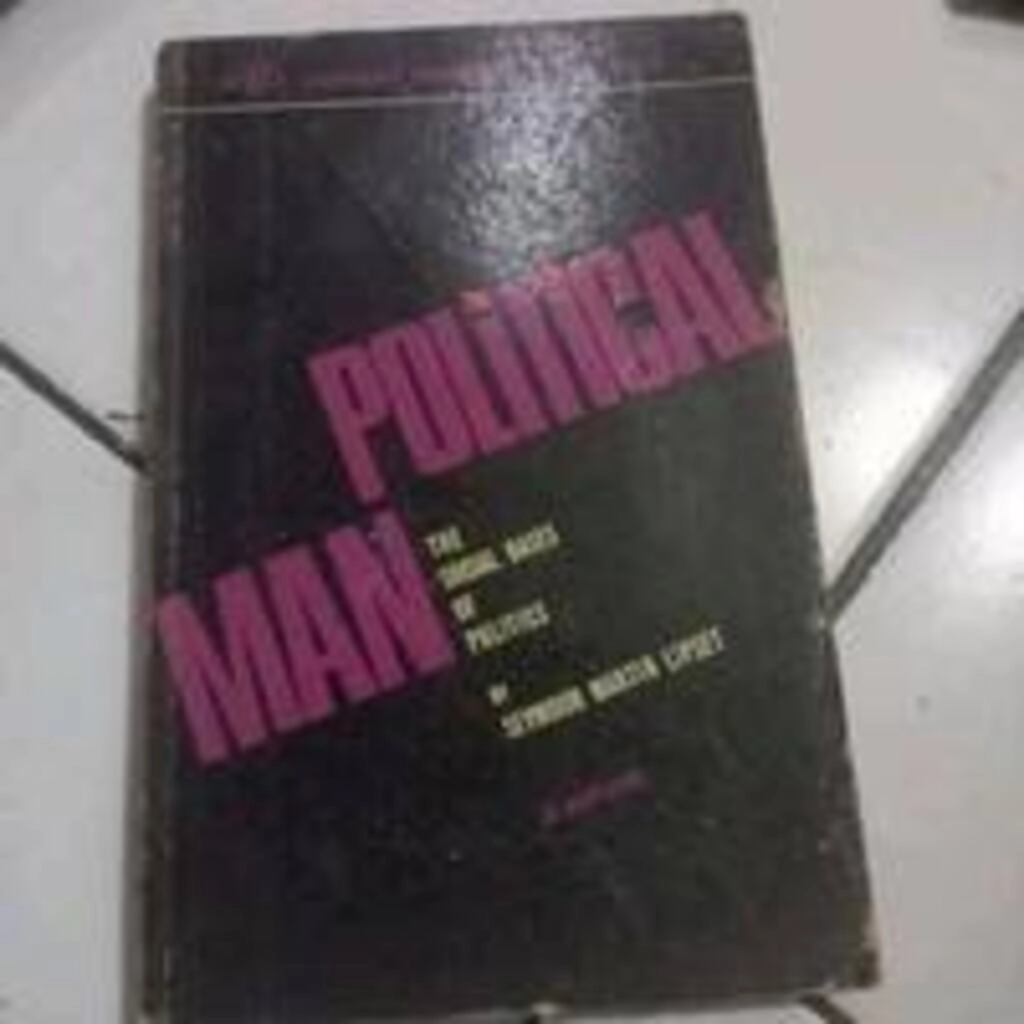 political man the social bases politics (used,paper back, good condition)