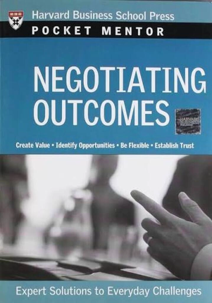 negotiating outcomes (used,paper back, good condition)