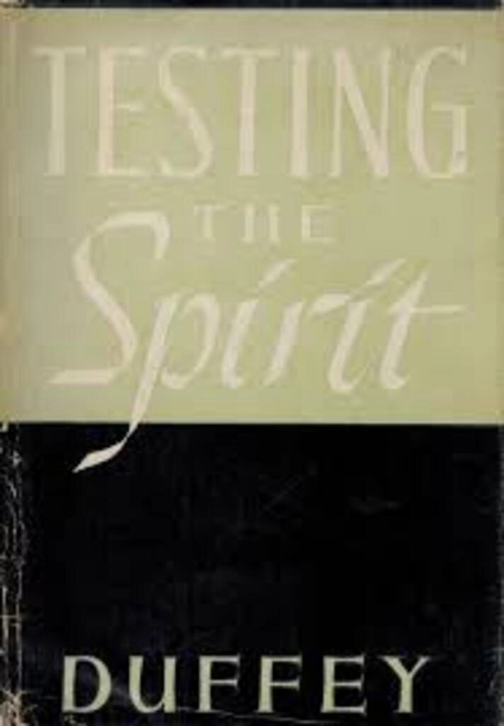 testing the spirit  (used,hard cover,good condition)