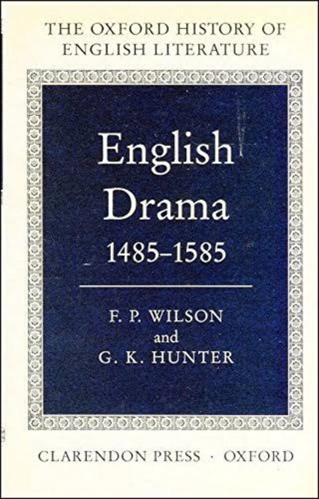 English drama 1485-1585 (used,hard cover,good condition)