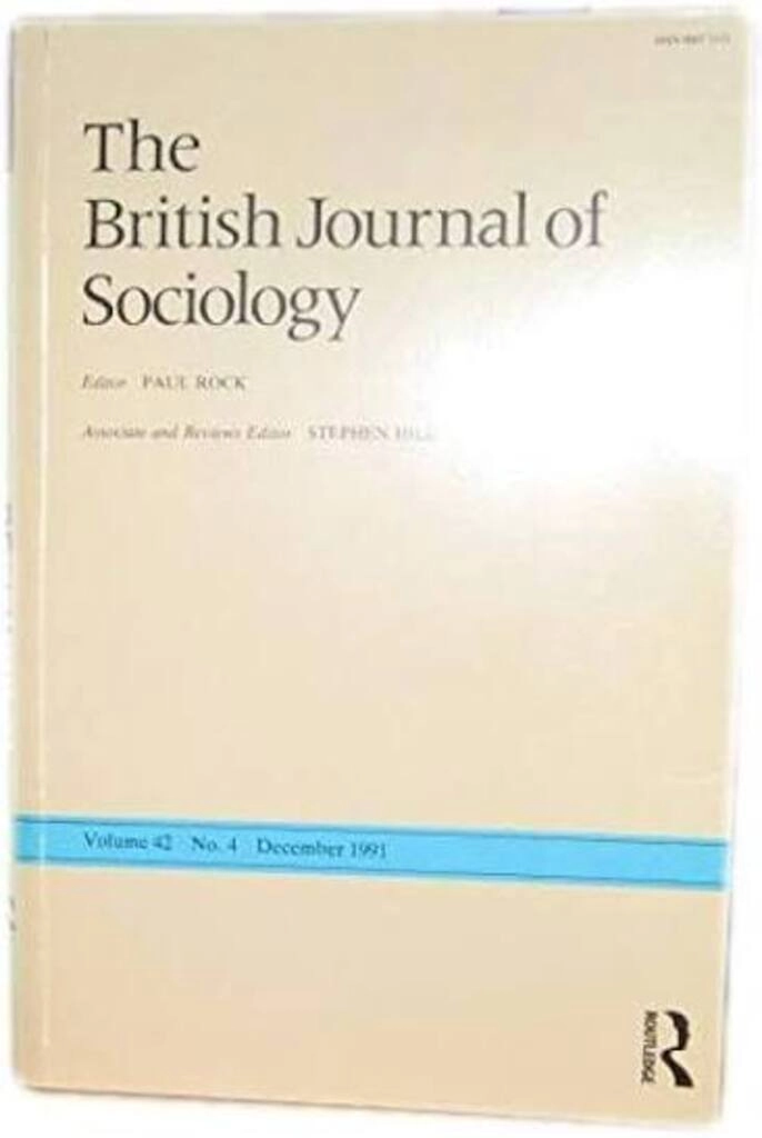 The british journal of sociology (used,paper back, good condition)