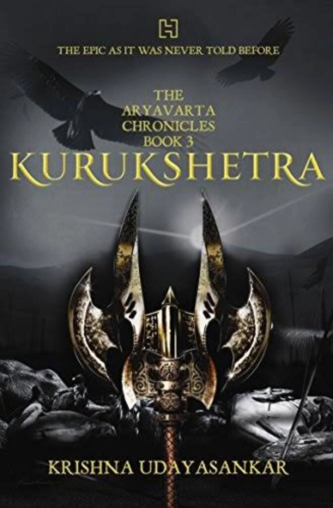 The aryavarta chronicles book 3 kurukshetra (used,paper back, good condition)