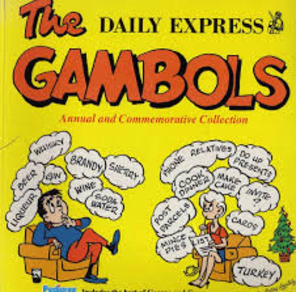 the daily express gambols (used,paper back, good condition)