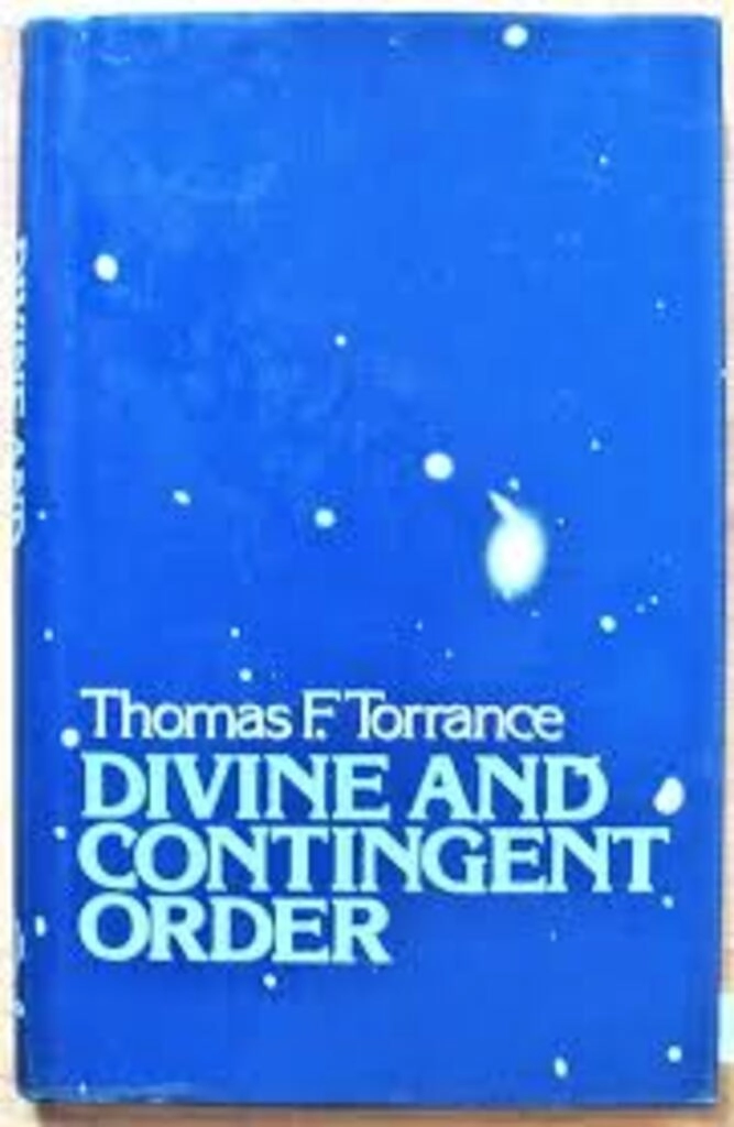 divine and contingent order (used,hard cover,good condition)