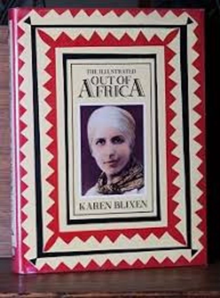 the illustrated out of africa (used,hard cover,good condition)