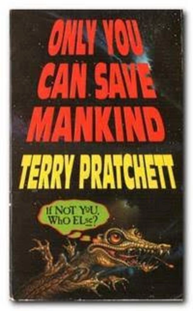 only you can save mankind (used,paper back,good condition)
