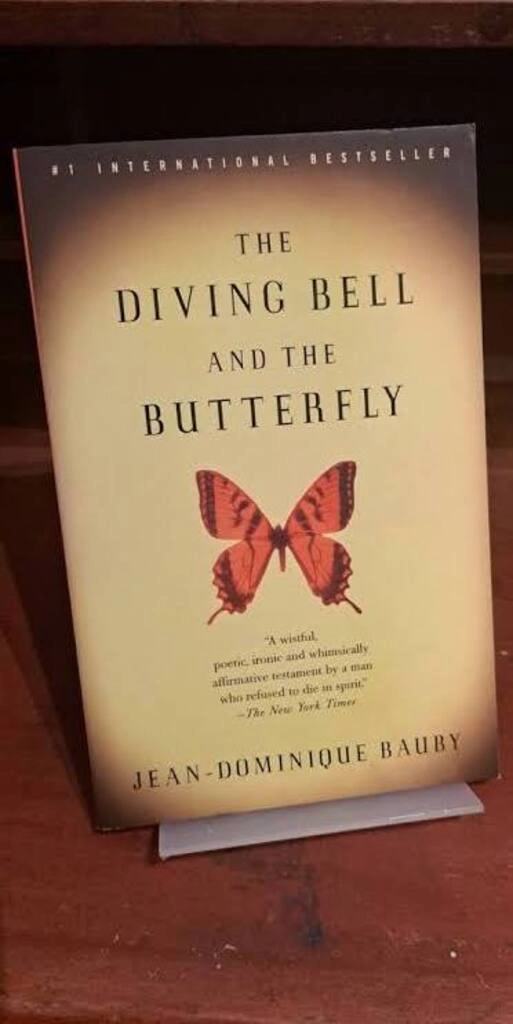 The diving bell and the butterfly (used,paper back, good condition)