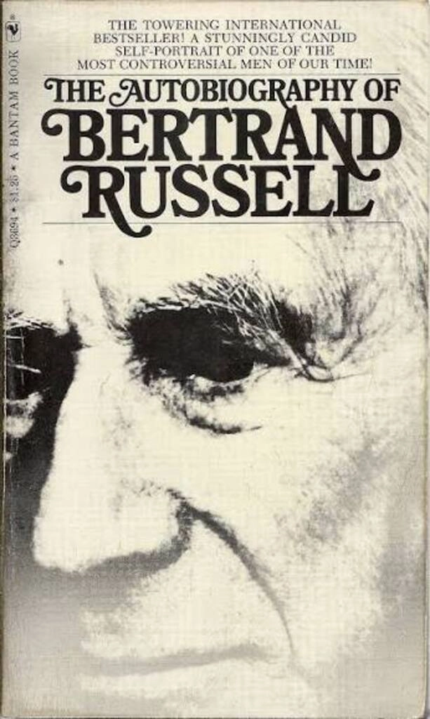 the autobiography of bertrand russell (used,paper back, good condition)